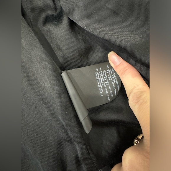 Yves Saint Laurent Black Leather Motorcycle Biker Jacket - Size 36 FR (small) - Picture 8 of 11